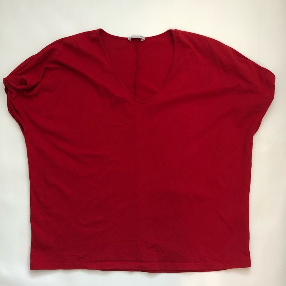 ZARA  Red Rouges Short Sleeve Tee